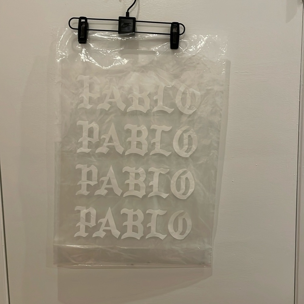 Saint Pablo plastic bag from Kanye’s 2016 Saint Pablo tour